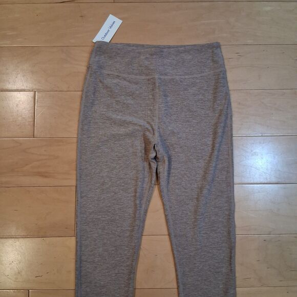 NWT Outdoor Voices Cloudknit Stir Up Leggings Size M Mocha/Deep Taupe Ballet Gym - Picture 4 of 8